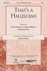 That's a Hallelujah SATB choral sheet music cover